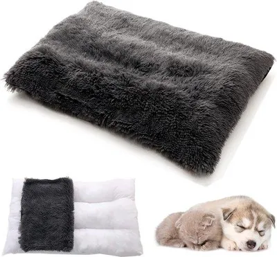 Produktbild von Famanu Hundebett Waschbar - Abnehmbarer Bezug - Hundematte für Hundebox