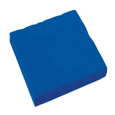 Produktbild von Amscan 51220-105, Blau, Quadratisch, 330 mm, 330 mm, 20 Stück(e)