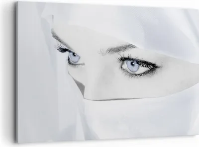 Produktbild von Bild auf Leinwand - Leinwandbild - Schönheit Gesicht Mädchen Mode - 100x70cm - Wand Bild - Wanddeko - Leinwanddruck - Bilder - Kunstdruck - Wanddekoration - Leinwand bilder - Wandkunst - AA100x70-2159