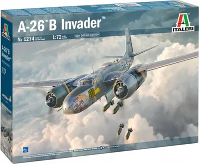 Obrázok produktu pre Stavebnica lietadla 1274 - A-26 A/B Invader (1:72)