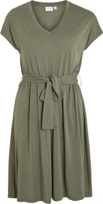 Produktbild von Vila Modala Belt Kurzarmkleid Grün S Frau Grün S