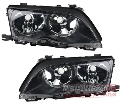 Immagine prodotto di Johns, adatto per BMW serie 3 fari neri E46 dal 2001-2005 set FF/H7-H7 li+re