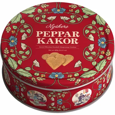 Produktbild von Nyåkers Pfefferkuchenherzen 400 g Dose ohne Palmöl