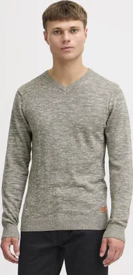 Produktbild von BLEND BHDansel Herren Strickpullover Feinstrick Pullover mit V-Ausschnitt Rippbündchen Baumwollmischung Regular fit