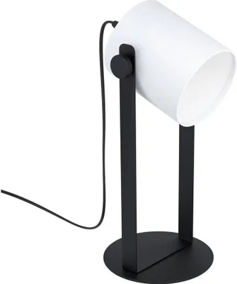 Image de Lampe à poser Hornwood - Noir et blanc - 28W