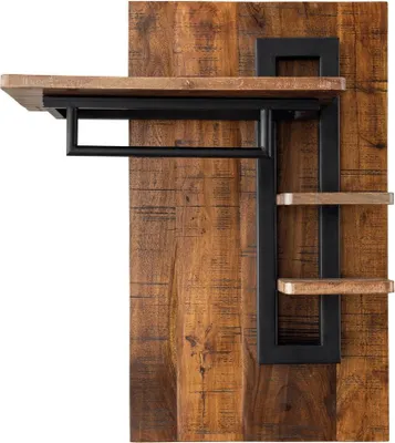 Produktbild von Garderobe Priya Garderobenpaneel 90x110 Altholz