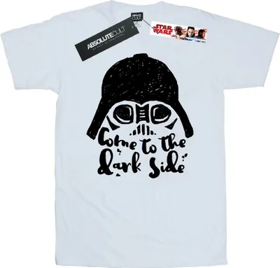 Produktbild von Star Wars - "Come To The Dark Side" T-Shirt für Herren BI46189 (S) (Weiß)