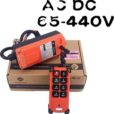 Obrázek produktu pro Rádiové dálkové ovládání, průmyslové použití, 6 kanálů, oranžové