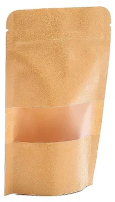 Imagen del producto de Bolsa kraft con ventana 10x16 cm