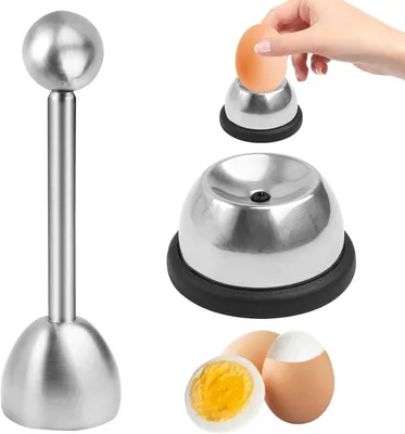 Produktbild von Eierschneider und Eierstecher Set, Edelstahl, für Küche