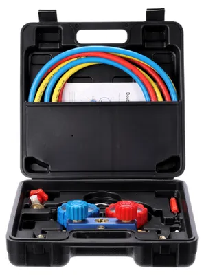 Obrázok produktu pre Sada na meranie tlaku a tesnosti autoklimatizácie MECHANIC AC TESTER 1