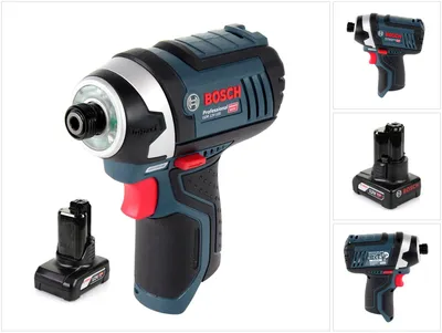 Obrázek produktu pro Akumulátorový rázový utahovák Bosch GDR 12V-105 12V 105Nm + 1x akumulátor 6,0Ah - bez nabíječky