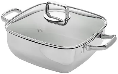 Imagen del producto de Silecomplaza, sartén gourmet de 28 x 28 cm, color plateado