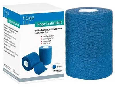 Image de Bande adhésive Höga-Lastic bleue 10cmx5m 1 pc
