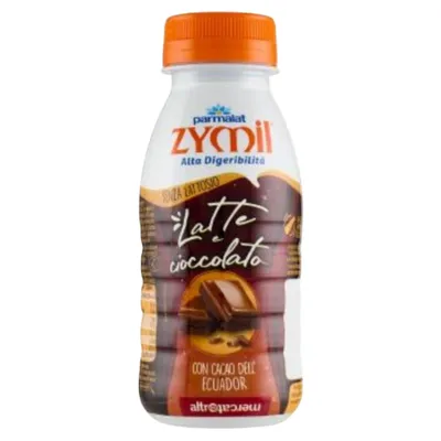 Obrázok produktu pre Čokoládové mlieko bez laktózy s ekvádorským kakaom Zymil 250 ml