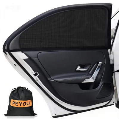 Produktbild von Sonnenschutz Auto Baby 2 Stück S Höhe 42 cm UV Schutz Meshmaterial Seitenfenster