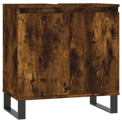 Zdjęcie produktu dla vidaXL Szafka łazienkowa dąb wędzony 58x33x60 cm materiał drewnopochodny