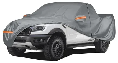 Obrázok produktu pre Vodotesný, univerzálny kryt na auto, sivý, vhodný pre pickupy Ford Ranger, Toyota Hilux, Nissan Navara, VW Amarok