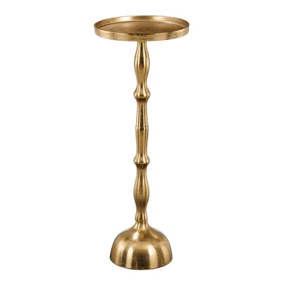 Produktbild von Mica Decorations Duco Beistelltisch - H66 x Ø25 cm - Recyceltes Aluminium -100% - Gold