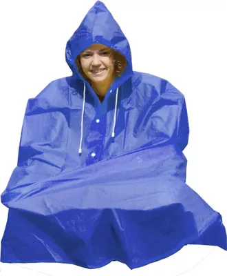Image de Poncho imperméable Ventura Jaune,Bleu Homme Jaune,Bleu One Size