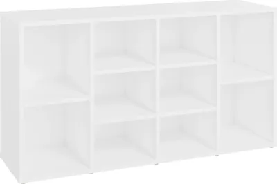Obrázek produktu pro vidaXL Lavice na boty bílá 103x30x55 cm Materiál na bázi dřeva