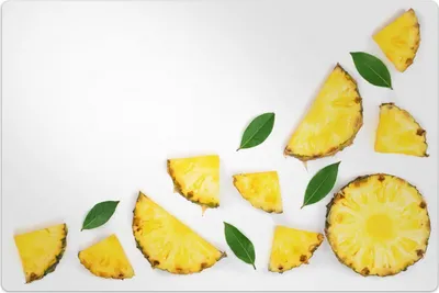 Produktbild von Küchenmatte 100x150 cm Vinylmatte Bodenmatte Dekoration -Ananas Farbige Früchte