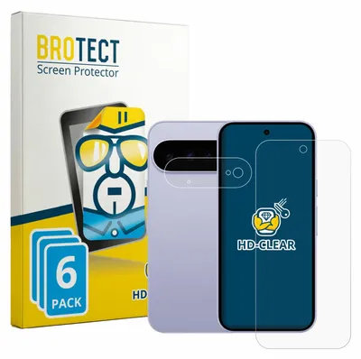 Produktbild von 6x Für Google Pixel 11 (Display+Kamera) Schutzfolie BROTECT Displayschutz Display Schutz Folie Klar Transparent