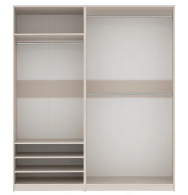 Produktbild von Marmex TRES K, Hochschrank ohne Türen 180x206x51, graubeige cashmere