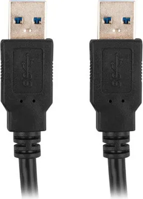 Image de LANBERG USB-A M/M 3.0 Kabel 1,8m schwarz