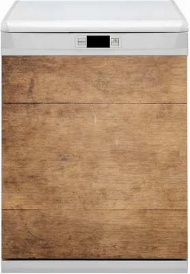 Obrázok produktu pre Umývateľná magnetická podložka do umývačky riadu 60x80 cm Kuchynská dekoratívna podložka - hnedé drevo