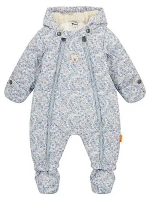 Produktbild von Steiff Schneeanzug EU Größe 62 cashmere blue, warmer Winter Overall, mit Kapuze,
