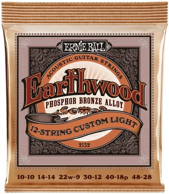 Produktbild von Ernie Ball P02152, Gitarre, Brünierter Stahl, Akkustik, 12 Stück(e)