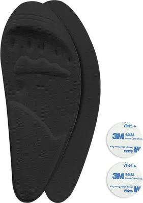 Image de INF Coussinets d'avant-pied (paquet de 2) Le noir