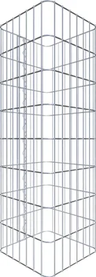 Produktbild von Gabionensäule eckig 37 cm x 37 cm, 80 cm Höhe, MW 5 cm x 10 cm