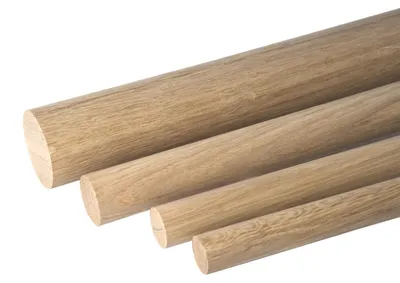 Immagine prodotto di Set di 3 bastoncini in legno di quercia per progetti decorativi