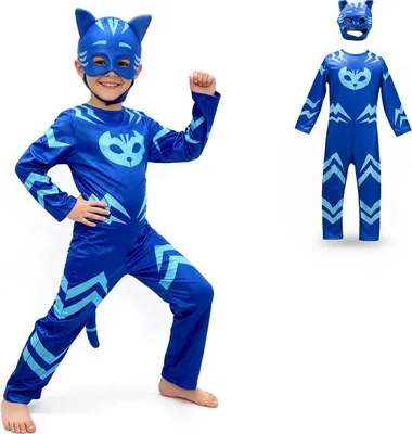 Produktbild von KOSTÜM PJ Masks – Helden der Nacht KATBOY MIT MASKE FÜR KINDER 4-6 JAHRE S