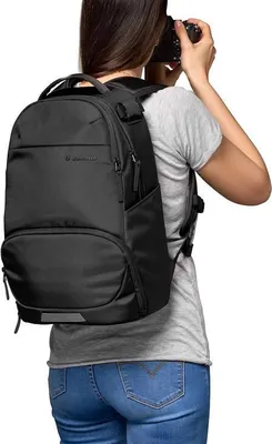 Produktbild von Manfrotto MB MA3-BP-A, Rucksack, Universal, Schultergurt, Notebook-Gehäuse, Schwarz