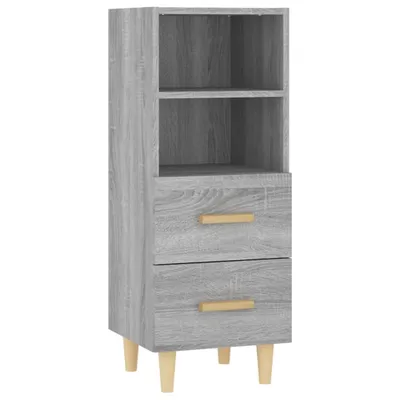 Produktbild von Sideboard Grau Sonoma 34,5x34x90 cm Holzwerkstoff