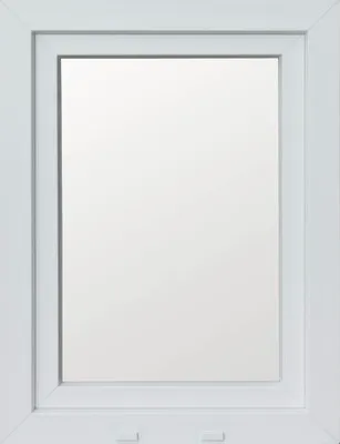 Produktbild von Kellerfenster Dreh-Kipp Kunststoff RAL 9016 verkehrsweiß 600x800 mm DIN Links (3-fach verglast)