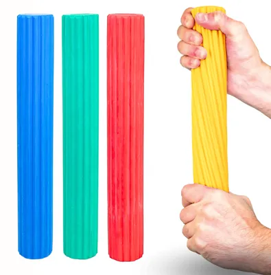 Obrázok produktu pre Flexibilný tréningový tyč, žltý, na posilňovanie rúk a prstov, 1 kus, pre fyzioterapiu