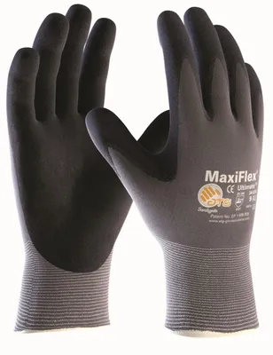 Zdjęcie produktu dla Rękawice robocze MaxiFlex Ultimate, rozmiar S, czarne/szare