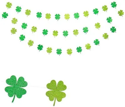 Produktbild von Solidchoice – Shamrock-Banner zur Dekoration für den St. Patrick's Day