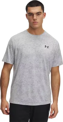 Produktbild von Under Armour Tech Pixelate Kurzarm-t-shirt Grau L / Regular Mann Grau L