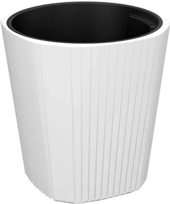 Zdjęcie produktu dla HowHomely Doniczka 41 cm wysokości - Doniczka biała - Plastik