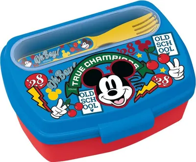Produktbild von Original Mickey Maus Brotdose für Pausenbrot und Snacks für Kinder