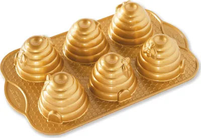 Immagine prodotto di NORDIC WARE Nordic Ware - Beehive Cakelet Pan, Gold _ NW 90777 11172907776