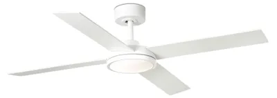 Image de Ventilateur de plafond à basse consommation avec éclairage LED et télécommande Saint 132 cm