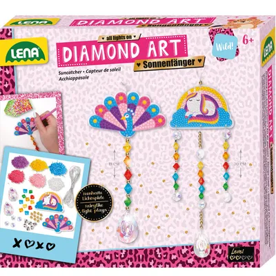 Obrázek produktu pro Lena 42725, Dětská sada na malování diamantů, 6 rok/roky, Vícebarevný