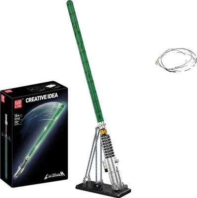 Produktbild von Mould King Lichtschwert Bauklötze, 1126 umweltfreundliche Teile, kompatibel mit großen Marken, Originalverpackung