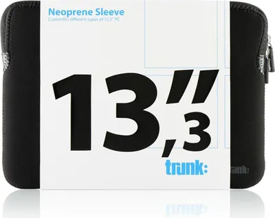 Image de Trunk Neoprene Sleeve, noir - PC Laptop 13.3"